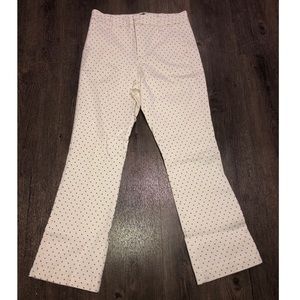 J. Crew polka dot pants